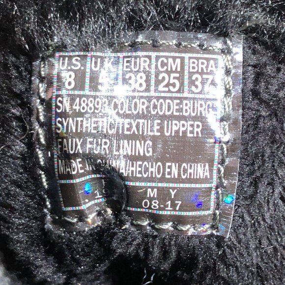 NEW Skechers 48893 Hampshire Mid Purple Boots 8 - Picture 11 of 11